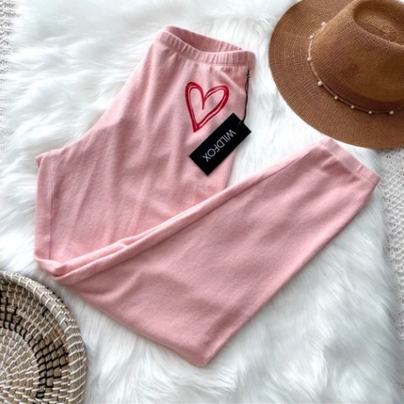 Heart Print Sweatpants